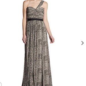 BCBG MAXAZRIA JAMILLE Print Long Dress, size 8